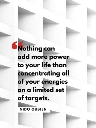 Picture of NIDO QUBEIN QUOTE: LIMITED SET OF TARGETS