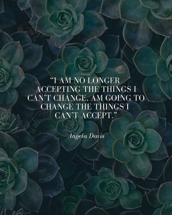 Picture of ANGELA DAVIS QUOTE: CHANGE