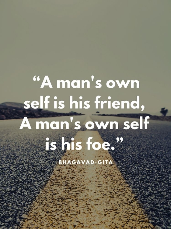 Picture of BHAGAVAD-GITA QUOTE: OWN SELF