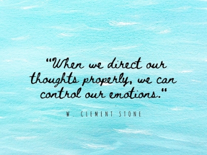 Picture of W. CLEMENT STONE QUOTE: EMOTIONS