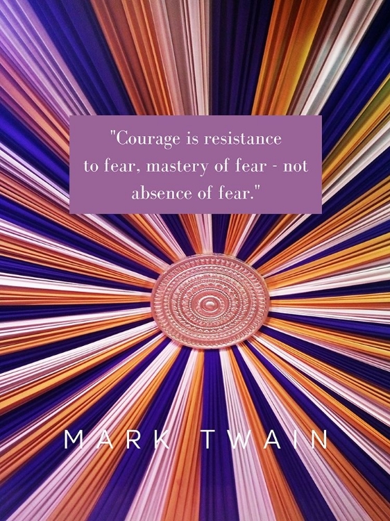 Picture of MARK TWAIN QUOTE: COURAGE