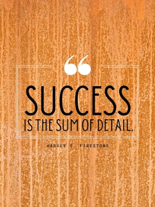 Picture of HARVEY S. FIRESTONE QUOTE: SUCCESS