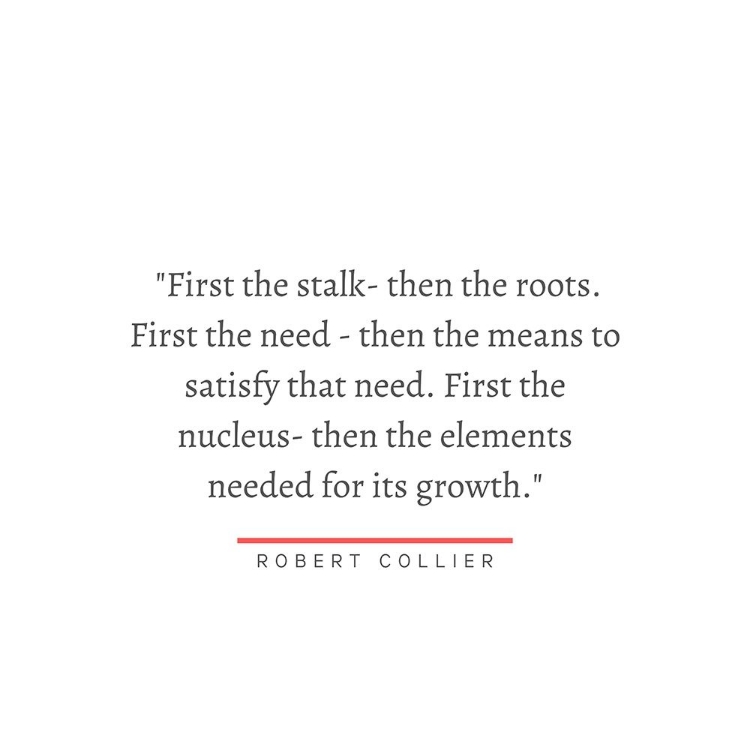 Picture of ROBERT COLLIER QUOTE: NUCLEUS