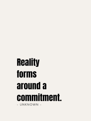 Picture of ARTSY QUOTES QUOTE: COMMITMENT