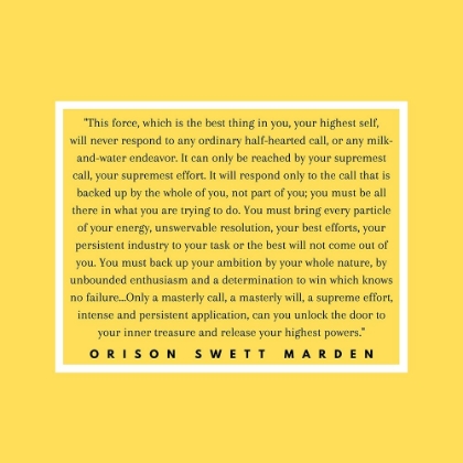 Picture of ORISON SWETT MARDEN QUOTE: THIS FORCE