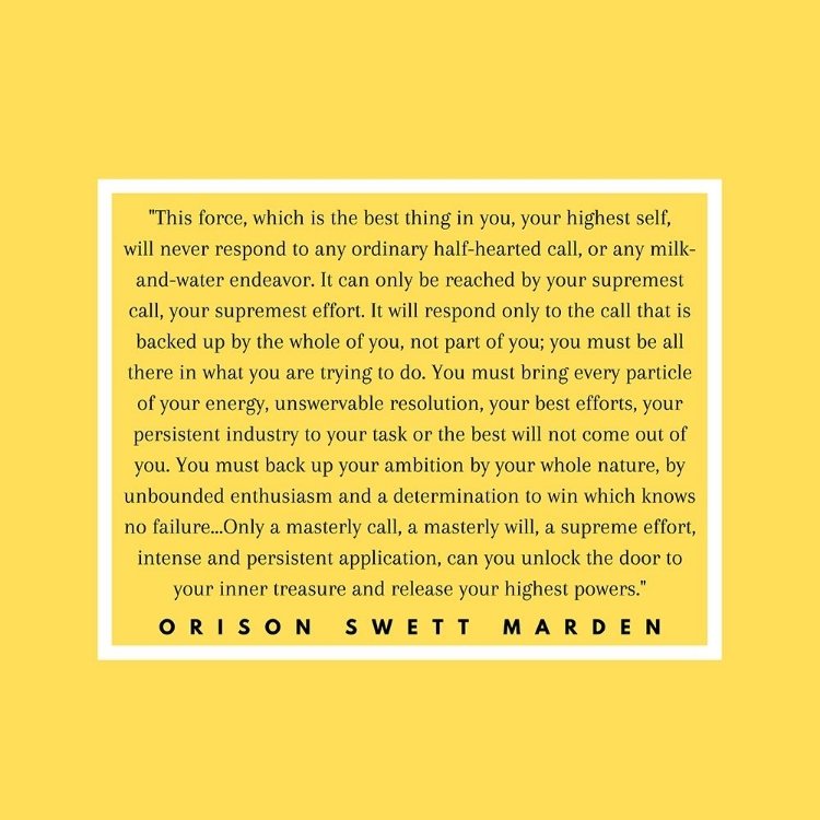 Picture of ORISON SWETT MARDEN QUOTE: THIS FORCE