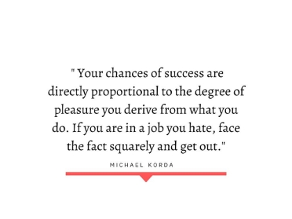 Picture of MICHAEL KORDA QUOTE: DEGREE OF PLEASURE