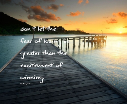 Picture of ROBERT KIYOSAKI QUOTE: EXCITEMENT OF WINNING