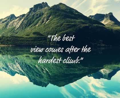 Picture of ARTSY QUOTES QUOTE: THE BEST VIEW