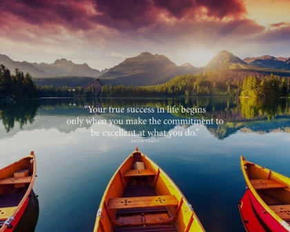 Picture of BRIAN TRACY QUOTE: TRUE SUCCESS