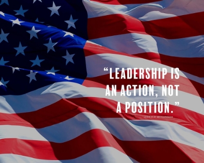 Picture of DONALD MCGANNON QUOTE: LEADERSHIP