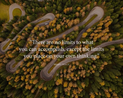 Picture of BRIAN TRACY QUOTE: NO LIMITS