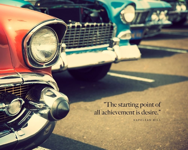 Picture of NAPOLEAN HILL QUOTE: ACHIEVEMENT IS DESIRE