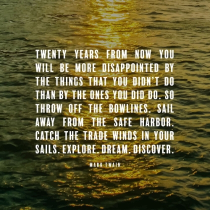 Picture of MARK TWAIN QUOTE: DISAPPOINTED