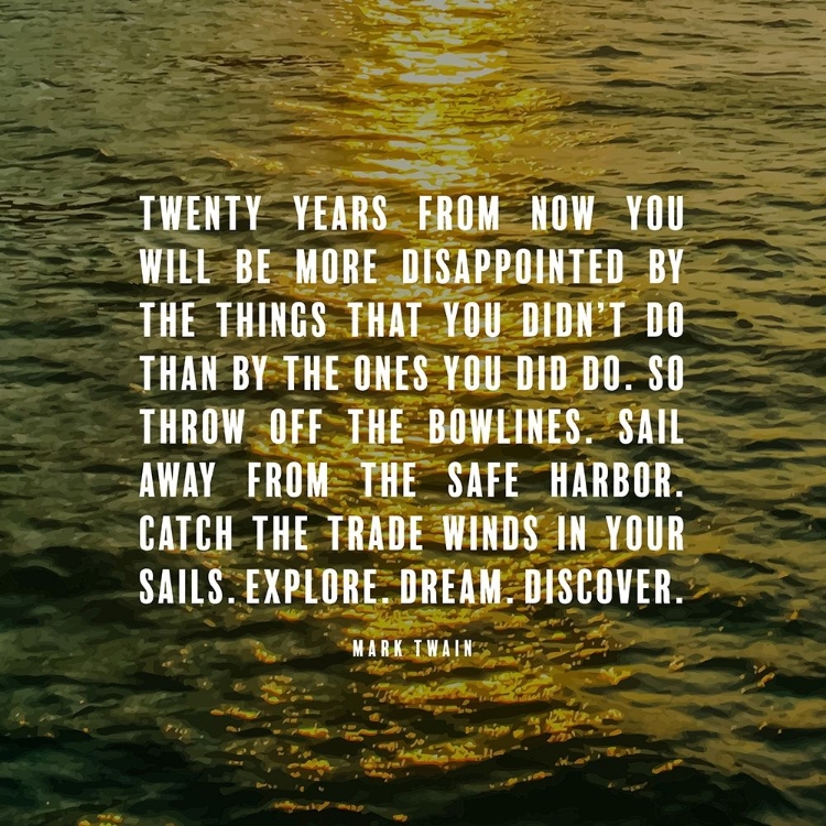 Picture of MARK TWAIN QUOTE: DISAPPOINTED