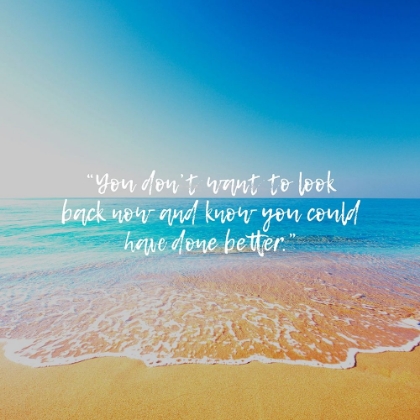 Picture of ARTSY QUOTES QUOTE: LOOK BACK