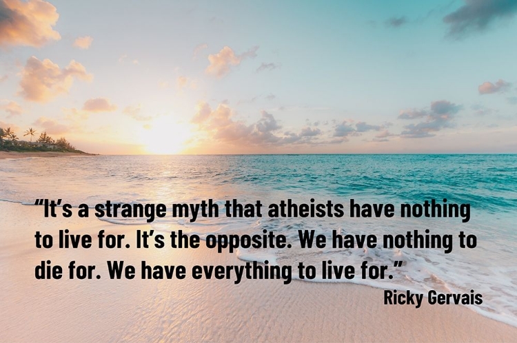 Picture of RICKY GERVAIS QUOTE: STRANGE MYTH