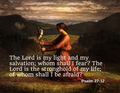 Picture of BIBLE VERSE QUOTE PSALM 27:12, ANNE FRANCOIS JANMOT - POEM OF THE SOUL REALITY