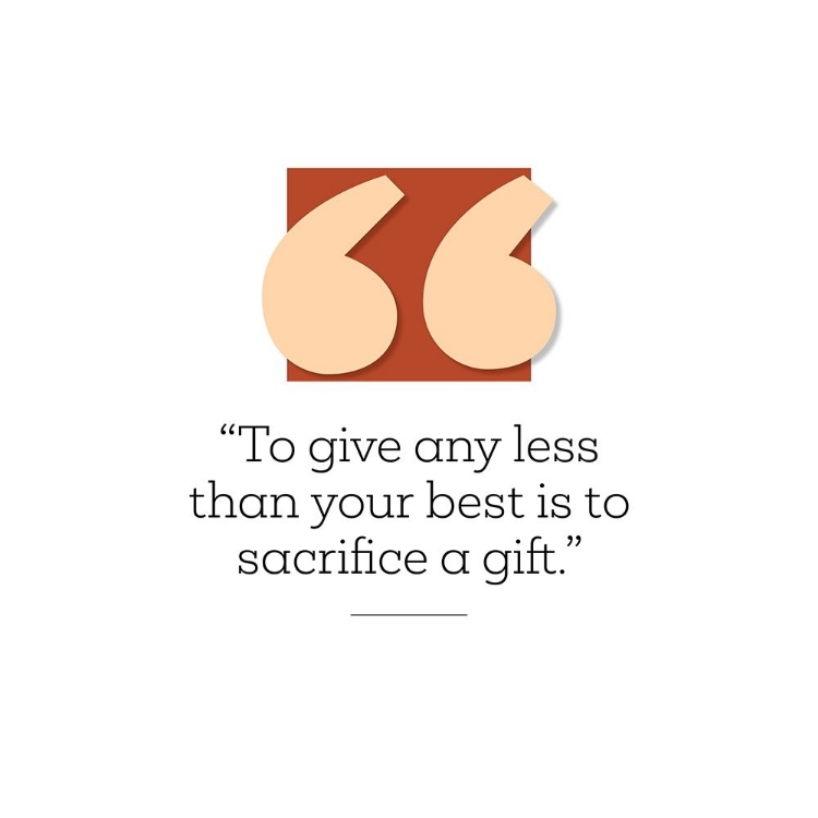 Picture of ARTSY QUOTES QUOTE: LESS THAN YOUR BEST