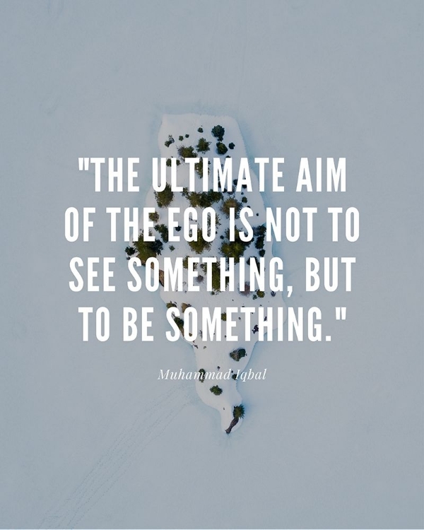 Picture of MUHAMMAD IQBAL QUOTE: THE EGO