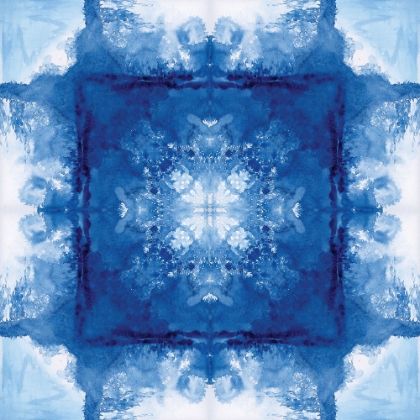 Picture of INDIGO WASH KALEIDOSCOPE I