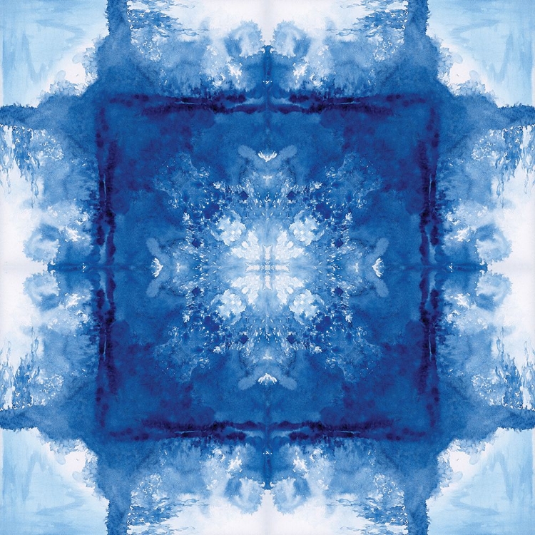 Picture of INDIGO WASH KALEIDOSCOPE I