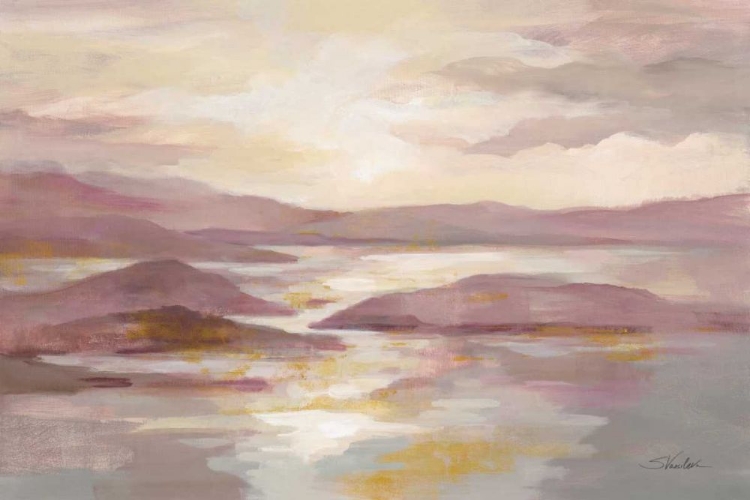 Picture of PINK AND GOLD LANDSCAPE