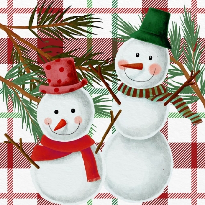 Picture of SNOWMAN PLAID