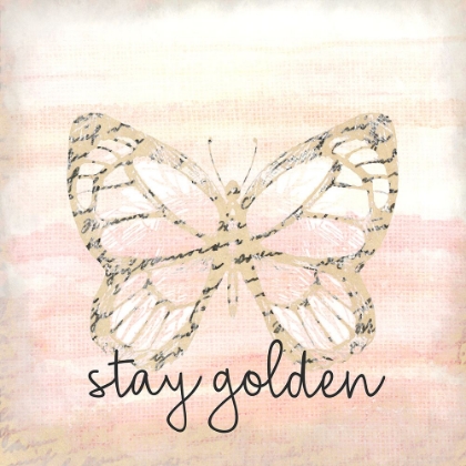 Picture of STAY GOLDEN BUTTERFLY