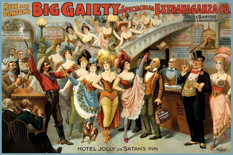 Picture of HOTEL JOLLY OR SATANS INN, 1899