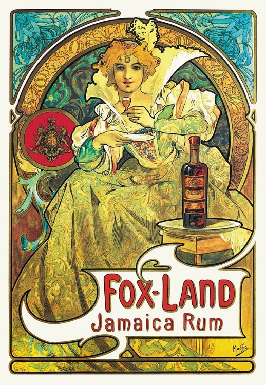 Picture of FOX-LAND JAMAICA RUM, 1897