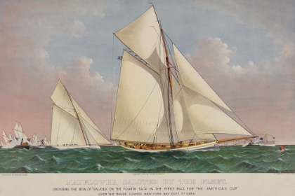 Picture of AMERICAS CUP YACHT RACE 1886, 1886