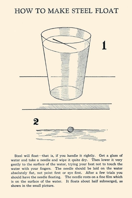 Picture of HOW TO MAKE STEEL FLOAT