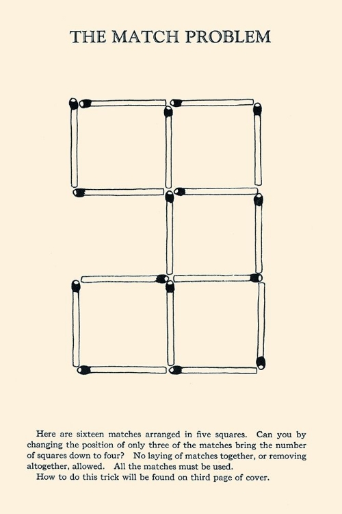 Picture of THE MATCH PROBLEM