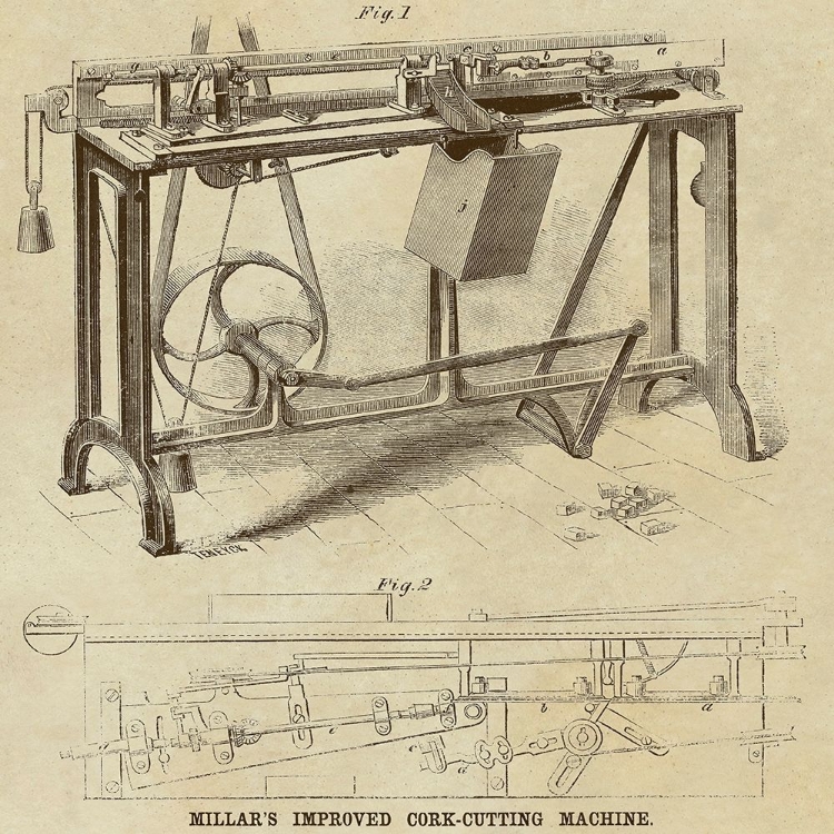 Picture of MILLARS IMPROVED CORK CUTTING MACHINE