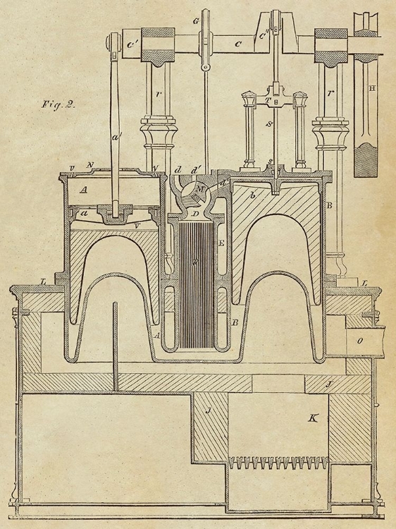 Picture of STEAM POWER PISTON CHAMBER CUTAWAY