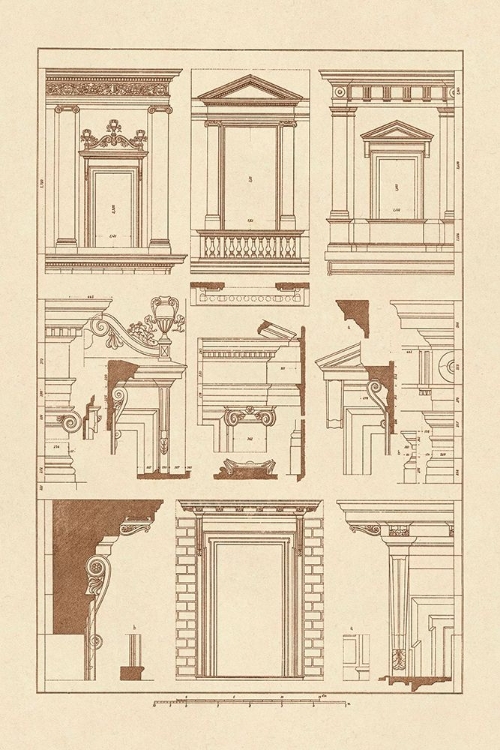 Picture of WINDOWS OF PALAZZO NON FINITO, PALACE AND HOUSE AT ROME