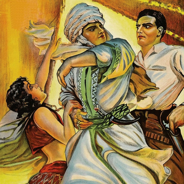 Picture of VINTAGE FILM POSTERS: LOVE IN THE DESERT OKENS ROS - DETAIL