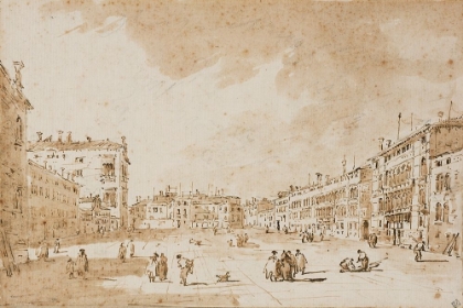 Picture of VIEW OF CAMPO SAN POLO, VENICE, CA. 1790