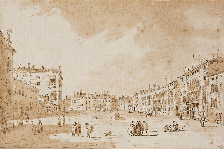 Picture of VIEW OF CAMPO SAN POLO, VENICE, CA. 1790