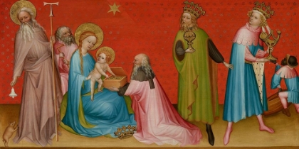 Picture of THE ADORATION OF THE MAGI WITH SAINT ANTHONY ABBOT