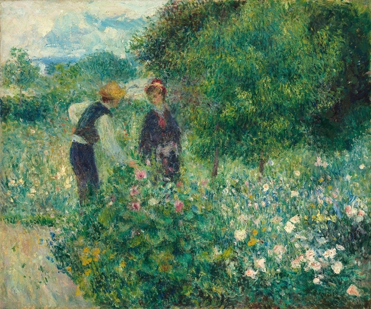 Picture of PICKING FLOWERS