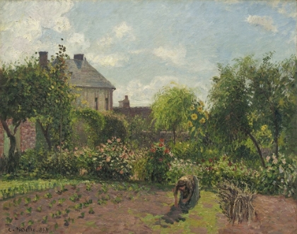 Picture of THE ARTISTS GARDEN AT ERAGNY, 1898