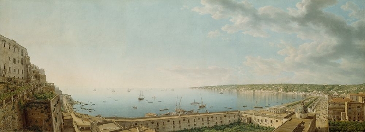 Picture of A VIEW OF THE BAY OF NAPLES, LOOKING SOUTHWEST FROM THE PIZZOFALCONE TOWARDS CAPO DI POSILIPPO