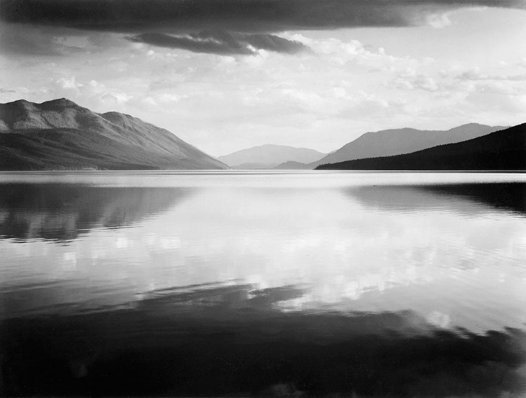 Picture of EVENING, MCDONALD LAKE, GLACIER NATIONAL PARK, MONTANA - NATIONAL PARKS AND MONUMENTS, 1941