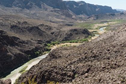 Picture of VIEW OF THE RIO GRANDE RIVER ALONG TEXAS RT. 170