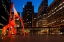 Picture of NIGHT VIEW OF CHICAGO FEDERAL CENTER CHICAGO ILLINOIS