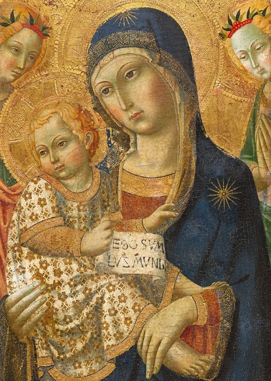 Picture of VIRGIN AND CHILD ENTHRONED