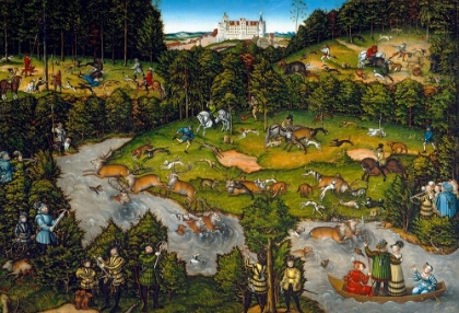 Picture of HUNTING NEAR HARTENFELS CASTLE