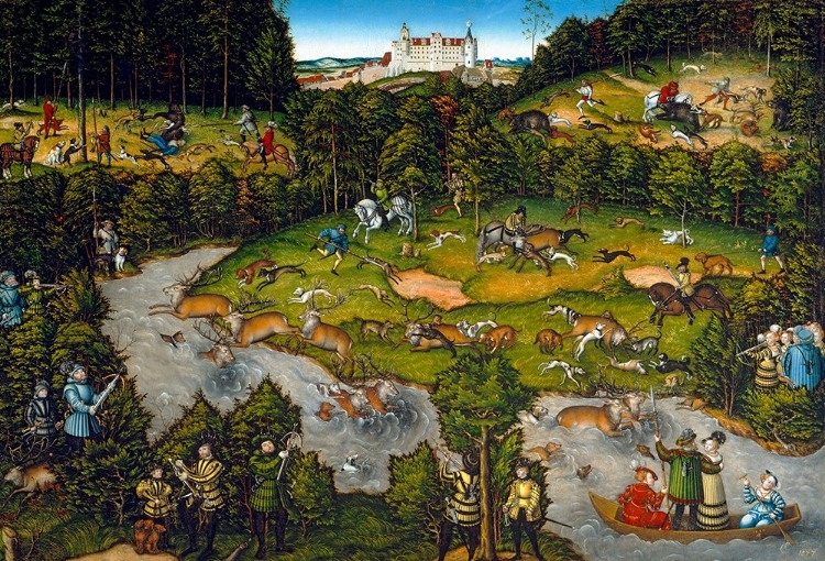 Picture of HUNTING NEAR HARTENFELS CASTLE